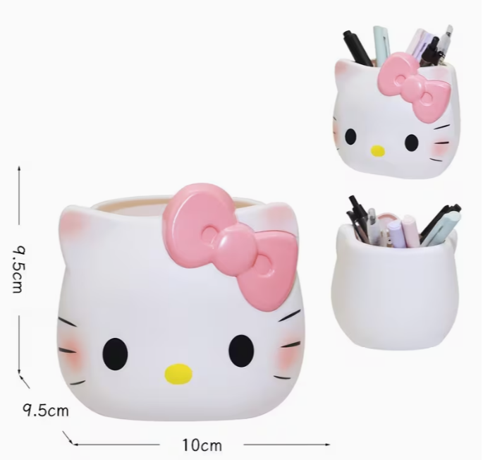 Organizador de Escritorio Porta Lapices o brochas Hello Kity