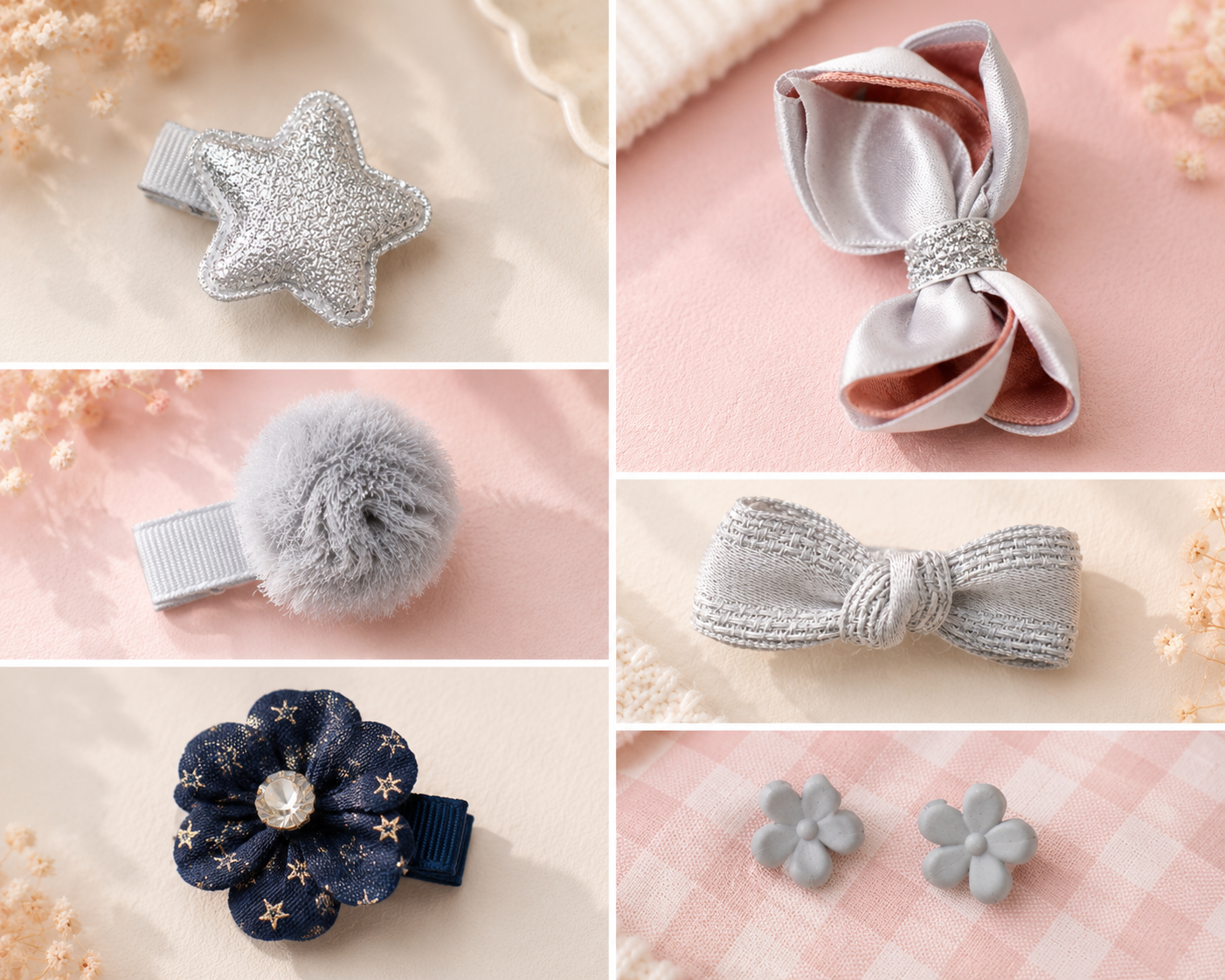 Broches y Moñitas para Niñas