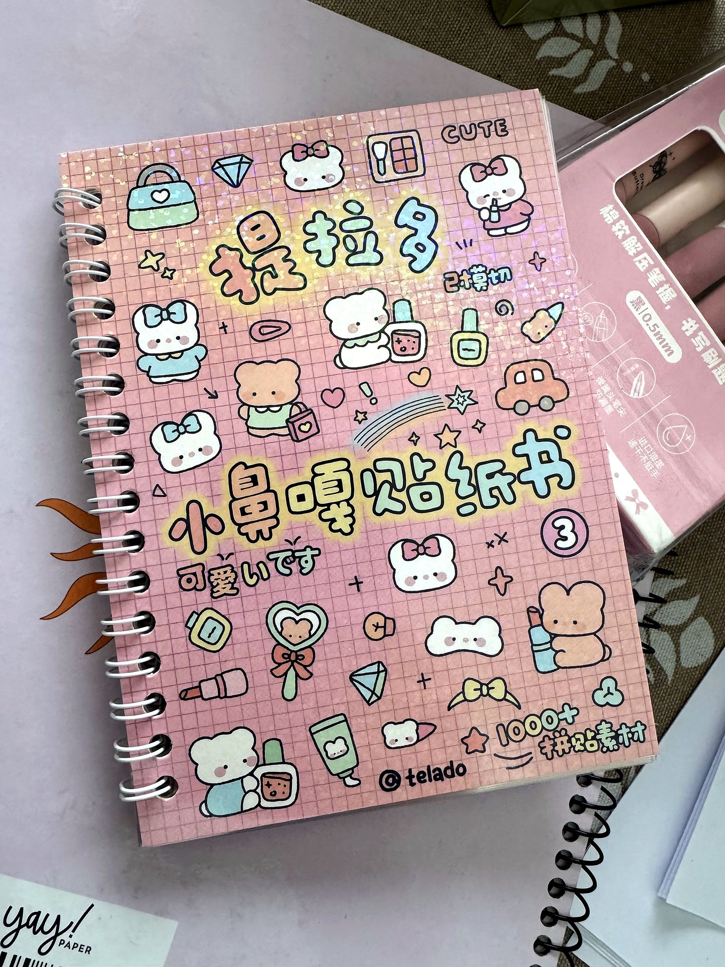 Album de Stickers Diseño Kawaii