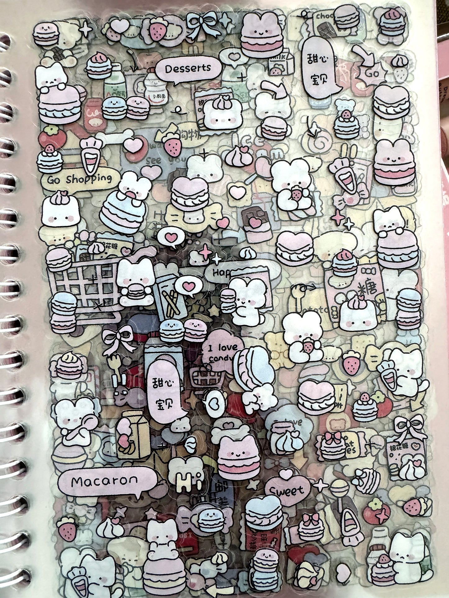Album de Stickers Diseño Kawaii
