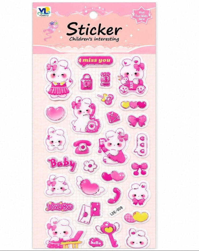 Pack de Stickers Pink Mood