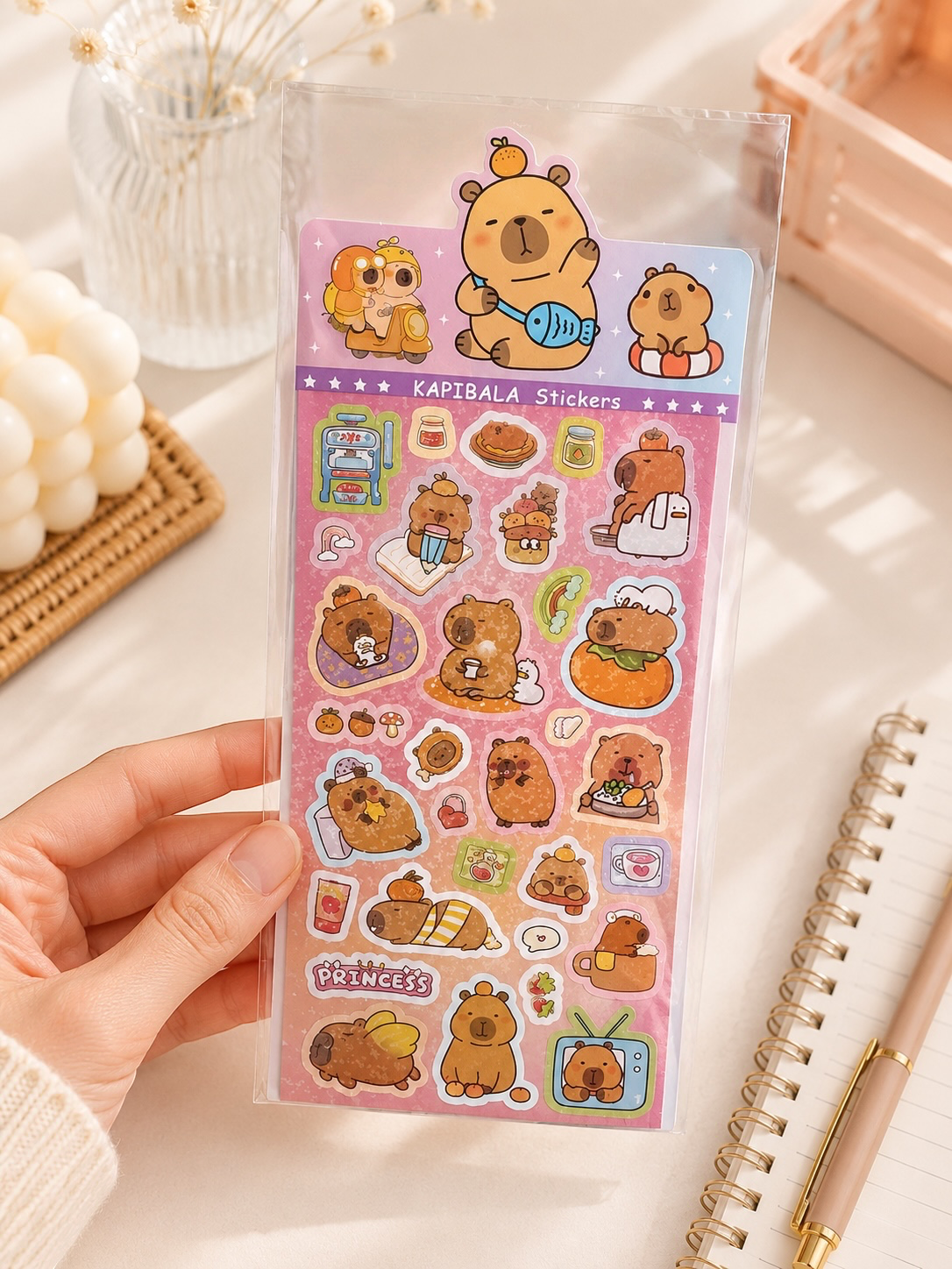 Stickers Capybara - Decorativos