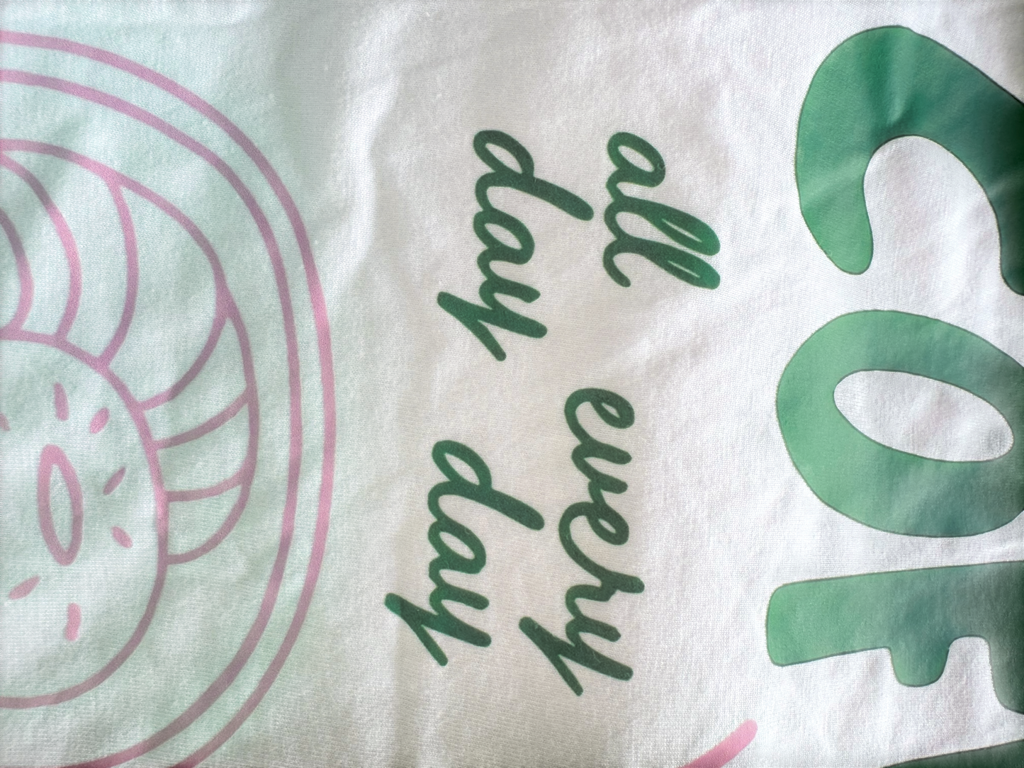 Camiseta Estampada Oversize Coffee Club